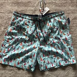 Broken Threads Size XL men’s Swim Trunks Sailing boats print NWT